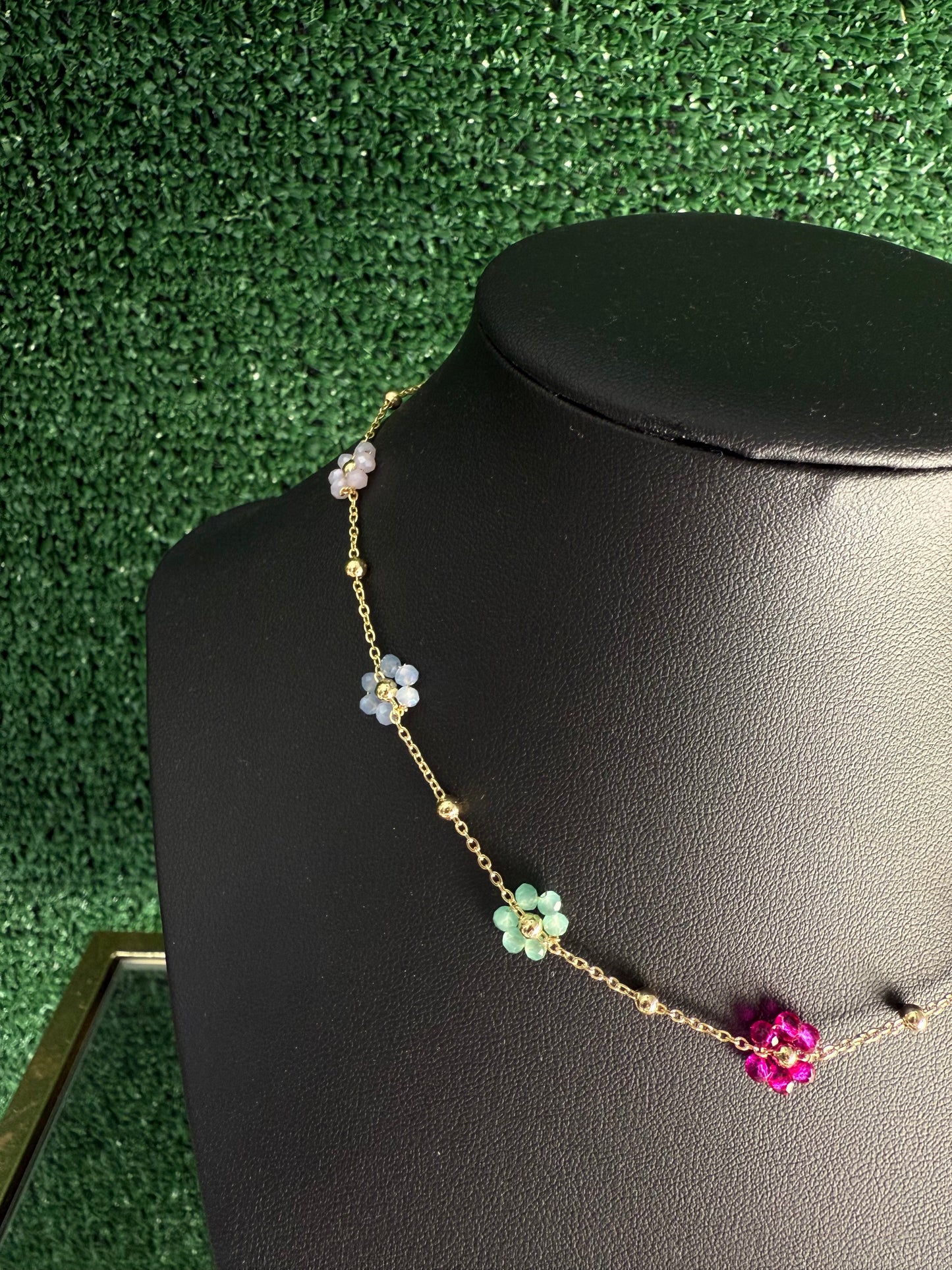 Beaded Flower Necklace