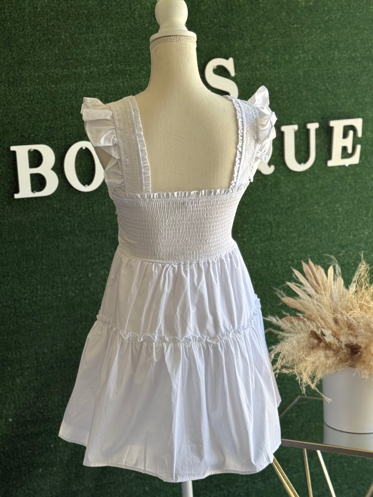Aubrey Mini Dress (OFF WHITE)