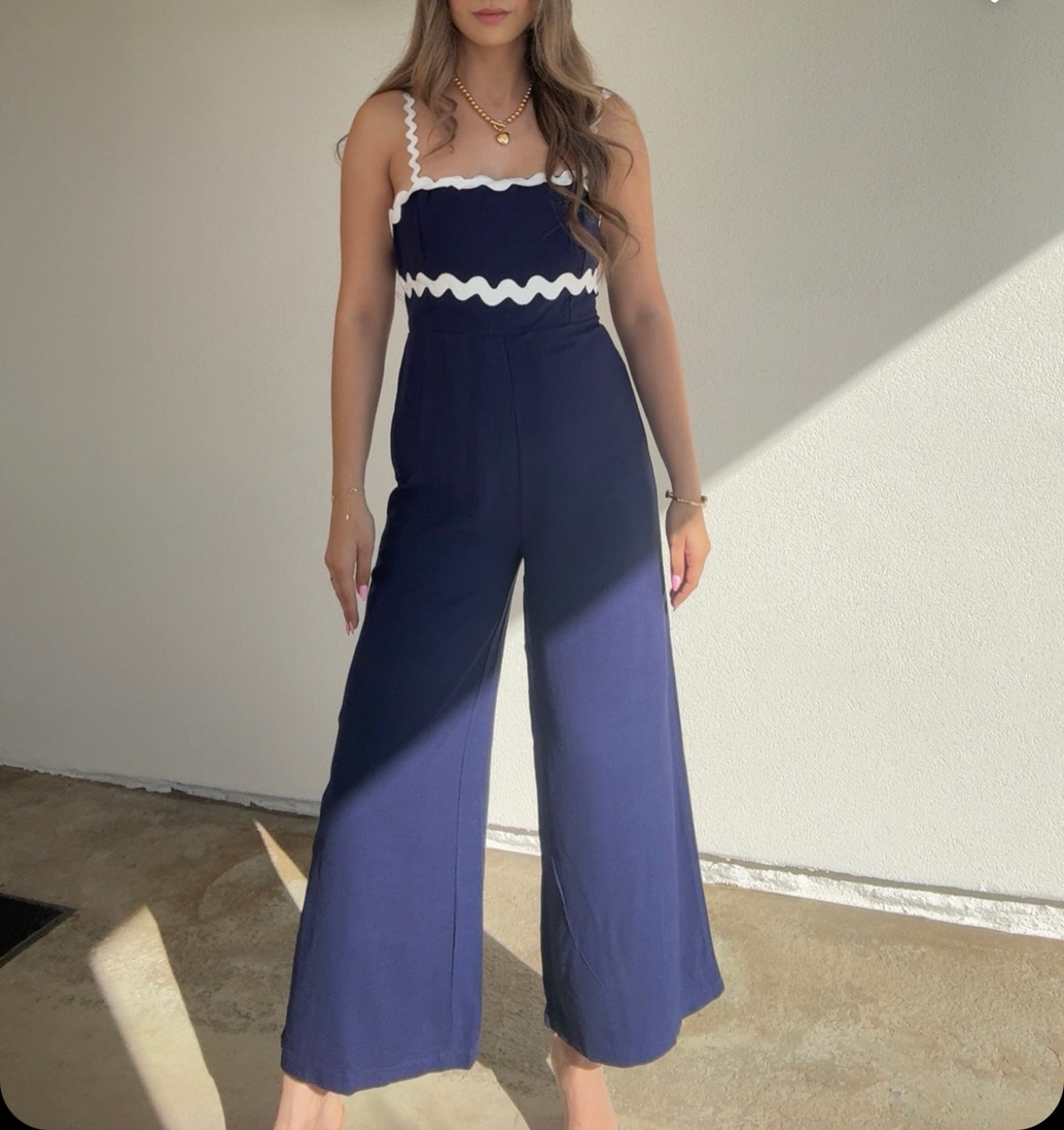 Stella Jumpsuit (Navy)