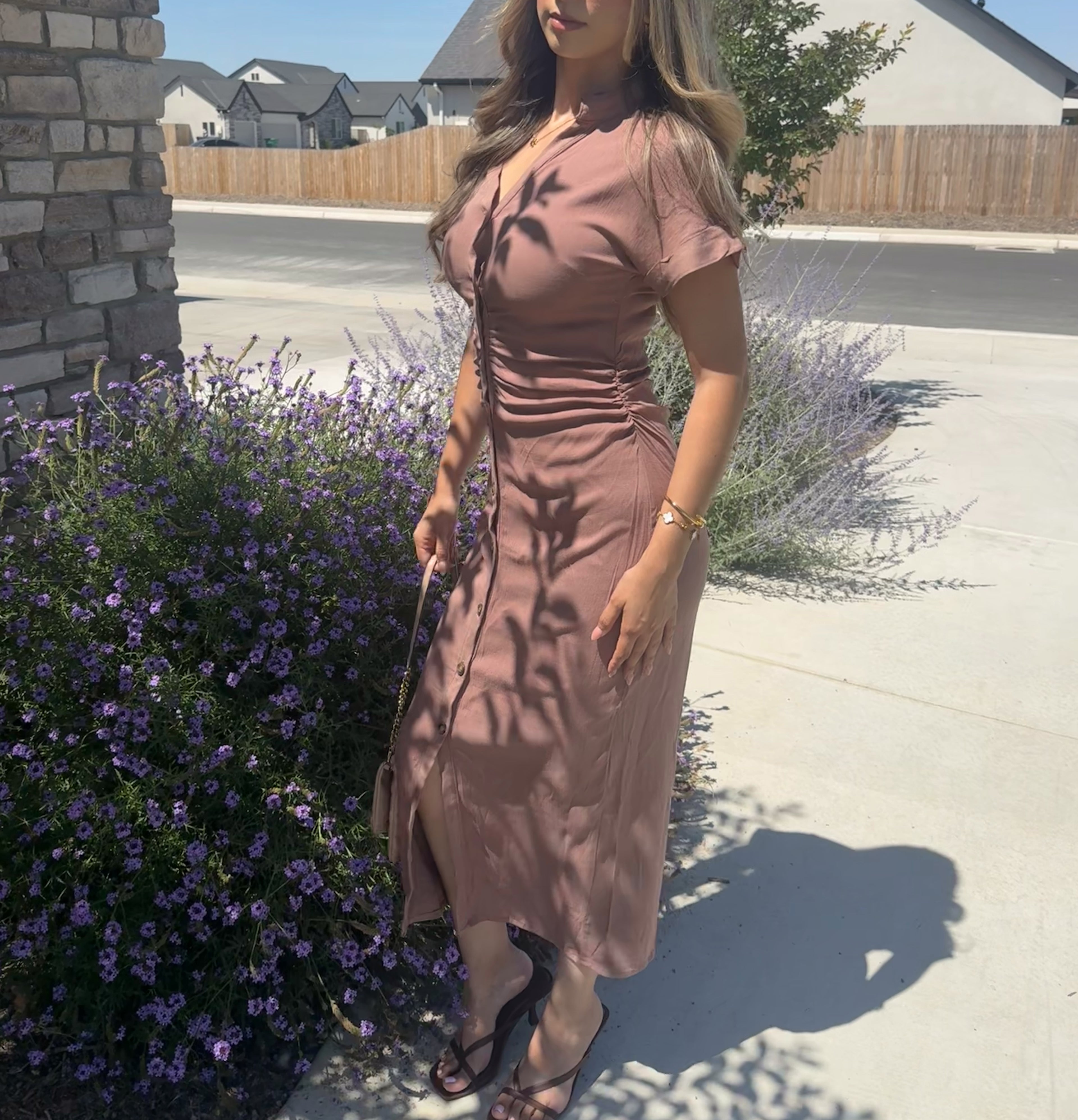Estella Maxi Dress (Light Mocha)