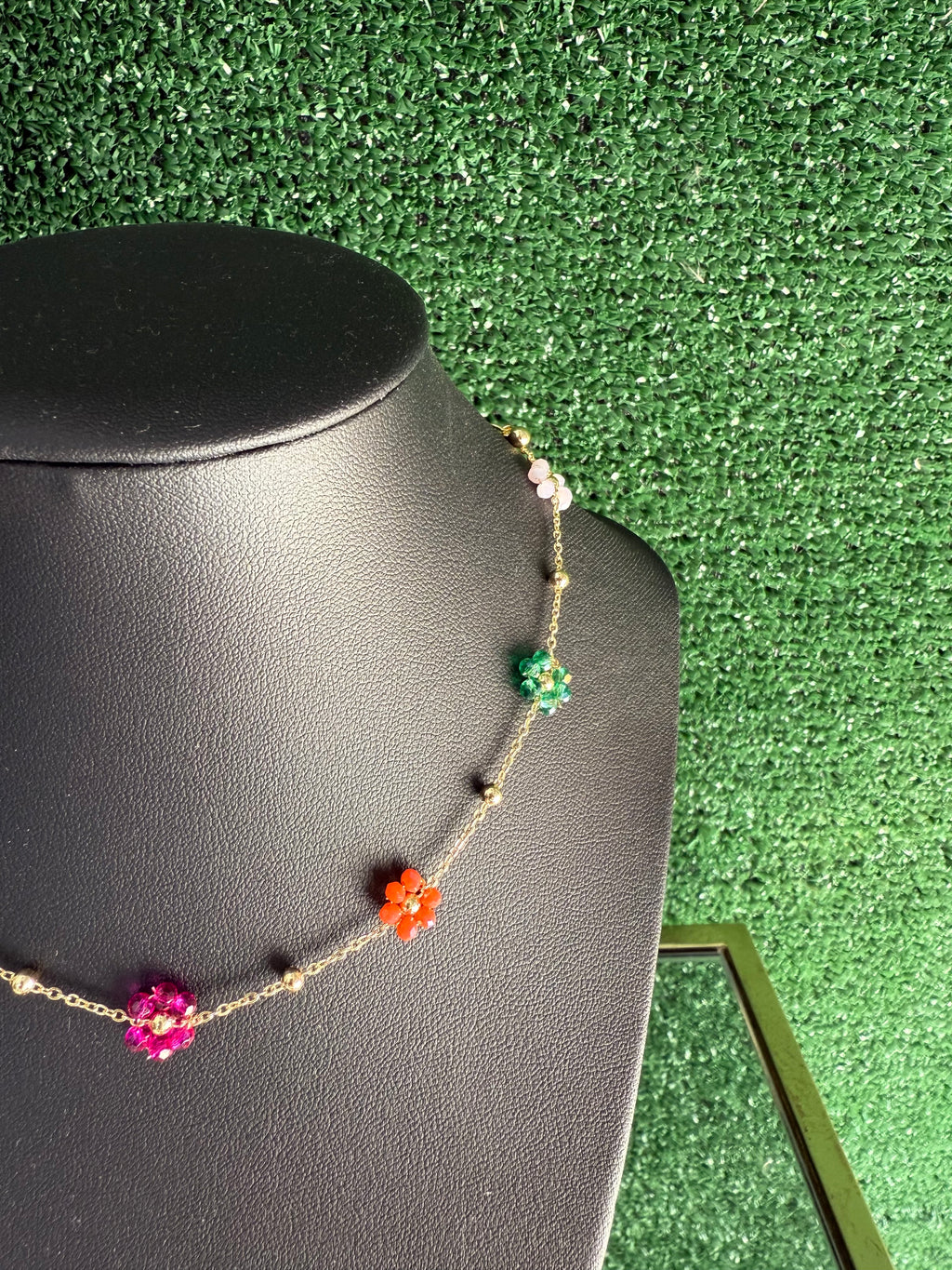 Beaded Flower Necklace