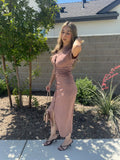 Estella Maxi Dress (Light Mocha)