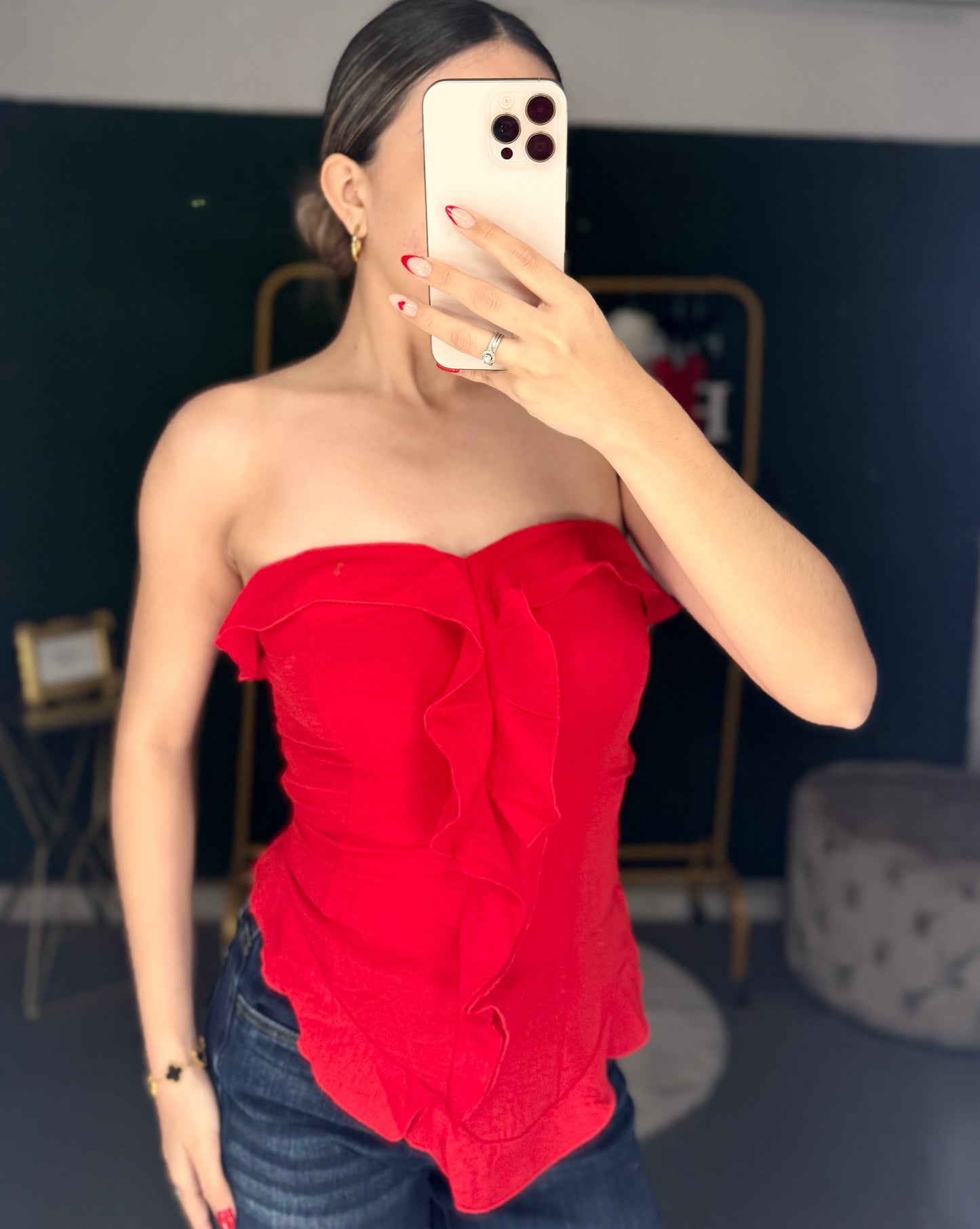 Sweetheart Top (Red)