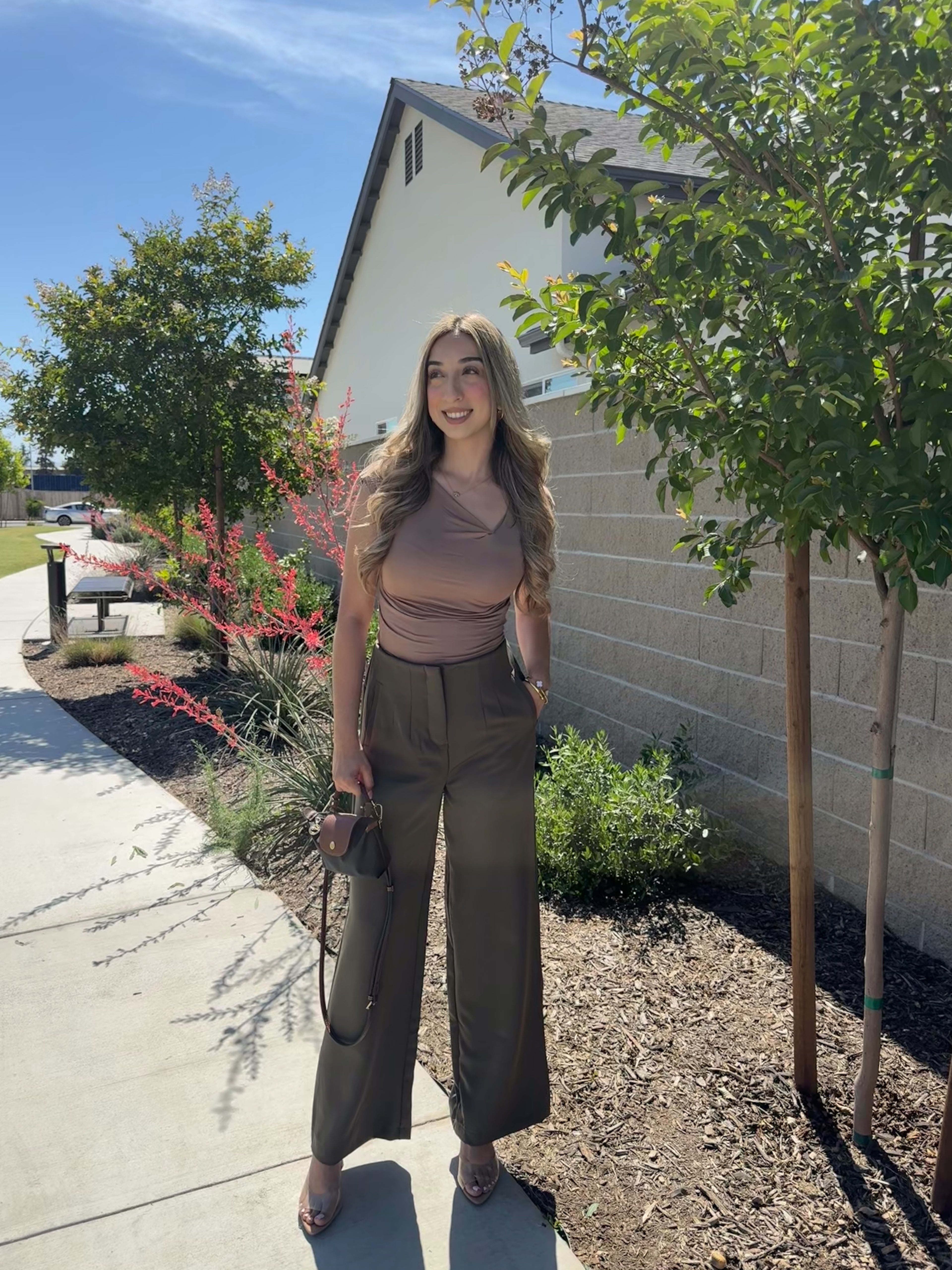 Jasmine High-Rise Pants (Olive)