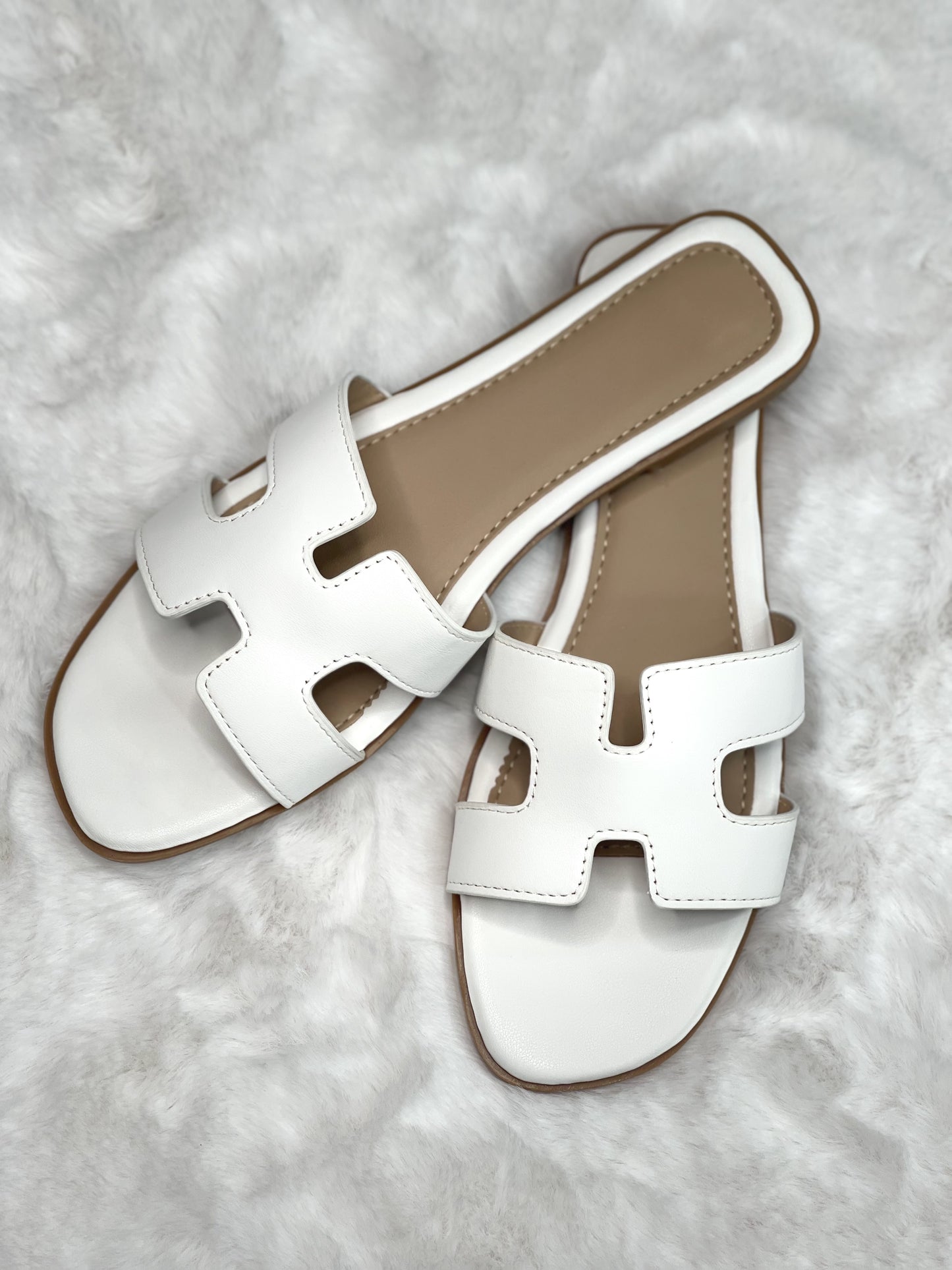 Classic White Sandals