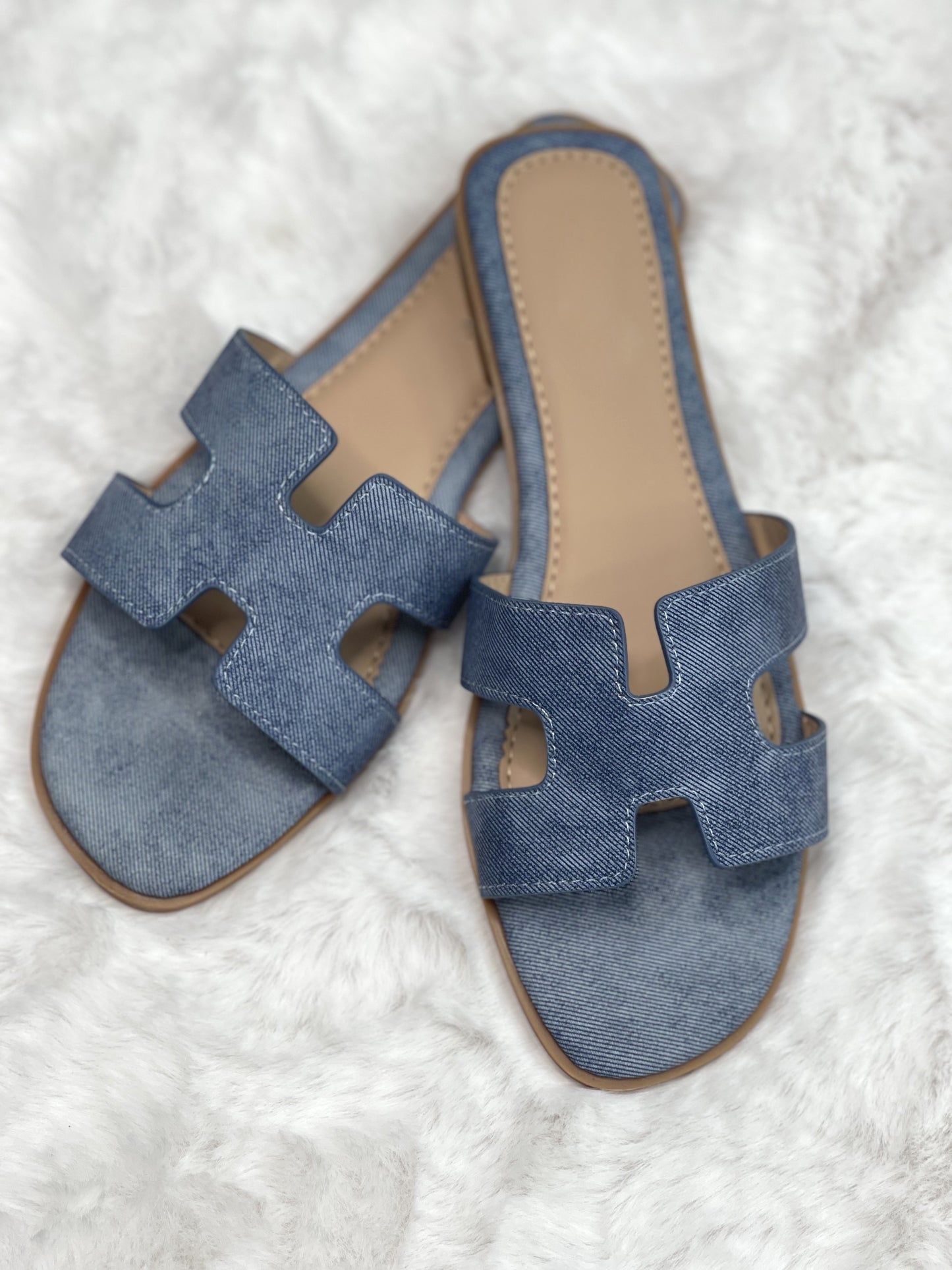 Denim Sandals