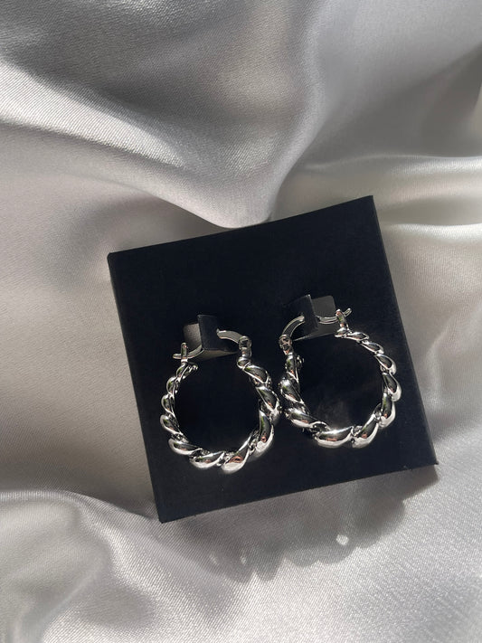 Braided Hoop Earrings